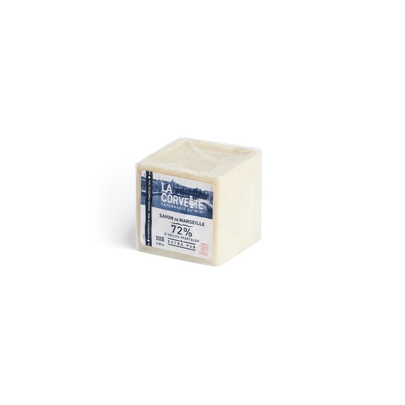 Cube de savon de Marseille extra pur, véritable Savon de Marseille, 300g