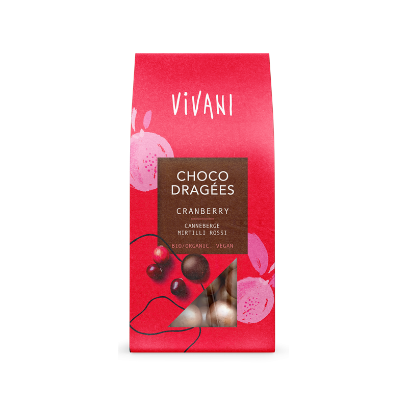 Dragées chocolat canneberge 75g