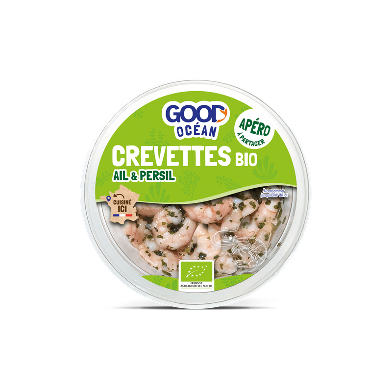 Tapas de crevettes ail et persil 100g
