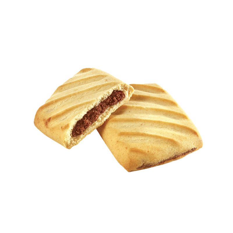 Carrés fourrés chocolat, vrac 2x1,5kg