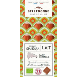 Chocolat au lait Gianduja 80g