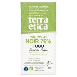 Tablette chocolat noir Togo...