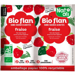 Bioflan fraise 2 x 1/4l