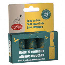 Attrape-mouches en rouleau x4