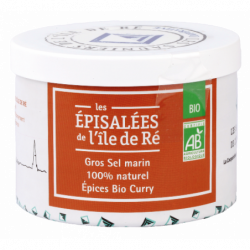 Gros sel épices curry en...