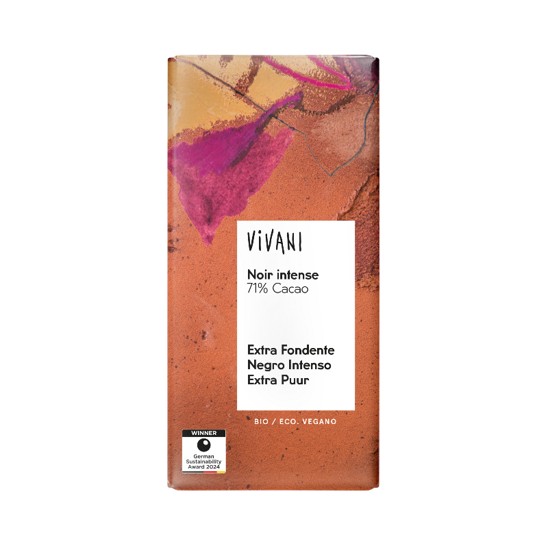 Chocolat noir intense 71% cacao 80g