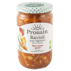 Raviolis légumes sauce...