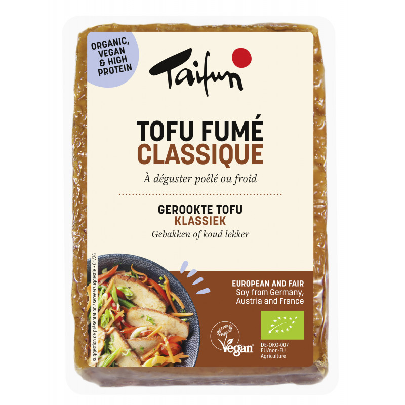 Tofu fumé, chaud ou froid, 200g