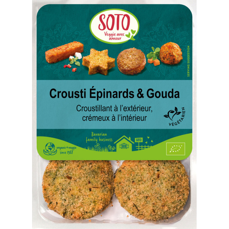 Crousti épinards et gouda 180g