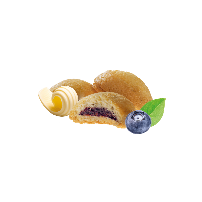 Biscuit sablé fourré myrtille 2kg