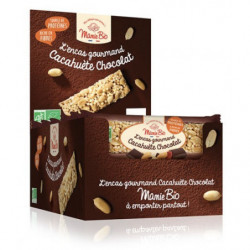Barre chocolatée cacahuète chocolat en présentoir 35g