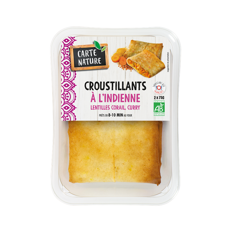 Croustillants à l'indienne x2 150g