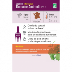 Vin rouge AOC Bourgueil Domaine Amirault 37.5cl