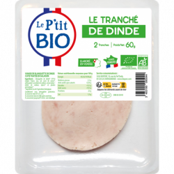 Tranché de dinde x2 60g