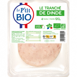 Tranché de dinde x4 120g
