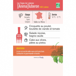 Vin rosé AOP Luberon [Anima]luberon" 75cl"