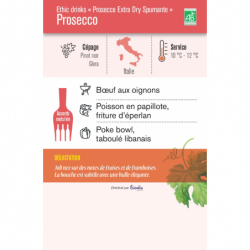 Vin Pétillant Prosecco rosé D.O.C. extra dry spumante 75cl
