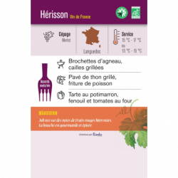 Vin rouge Vin de France Hérisson Merlot 75cl