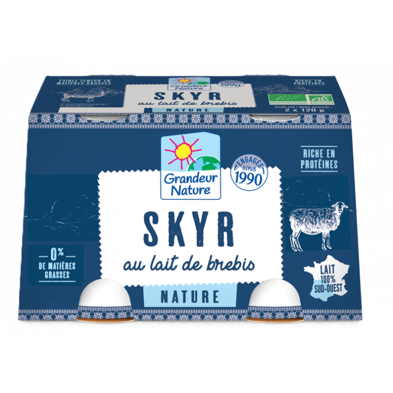 Skyr de brebis 2x120g