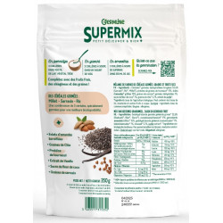Supermix, poudre instantanée de céréales germées amande, chia et vanille 350g