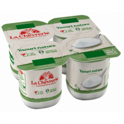 Yaourt chèvre nature 4x120g