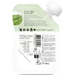 Purée de haricot vert en gourde, dès 4/6 mois 120g