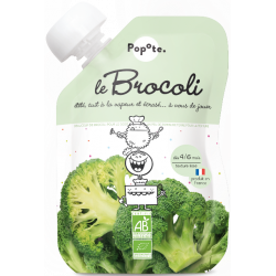 Purée de brocoli en gourde,...