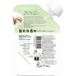 Purée de champignons en gourde, dès 4/6 mois 120g