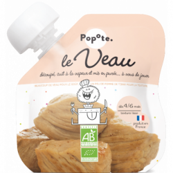 Purée de veau en gourde,...