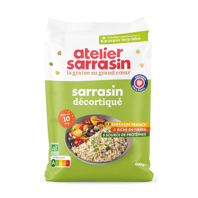 Graines de sarrasin décortiquées 400g