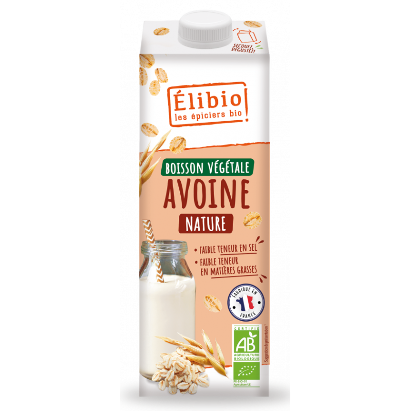 Boisson avoine 1l, fabriquée en France