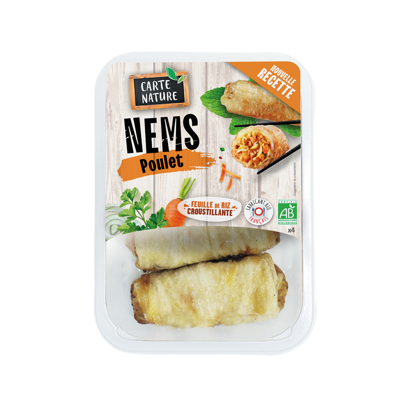 Nems au poulet 4x50g