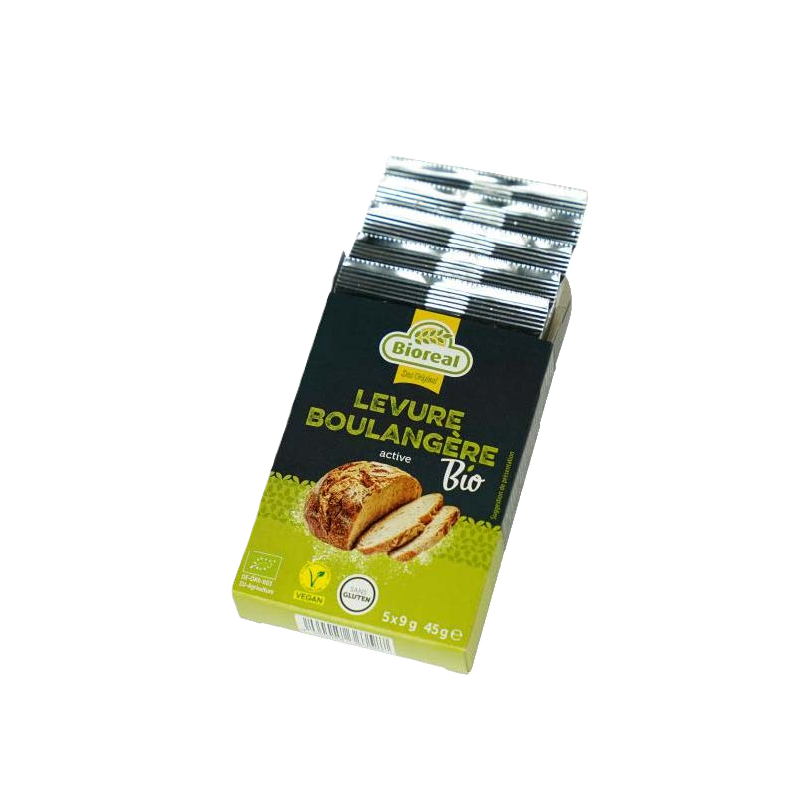 Levure boulangère déshydratée 5x9g