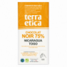 Tablette chocolat noir 75% de cacao 100g