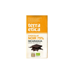 Tablette chocolat noir 75% de cacao 100g
