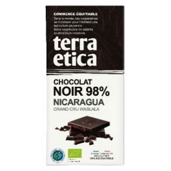 Tablette chocolat noir 98% de cacao 100g