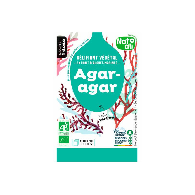 Agar-agar sachet 5x4g