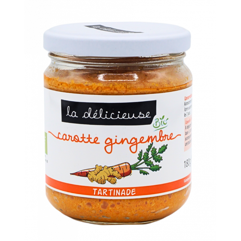 Tartinade carottes gingembre 180g