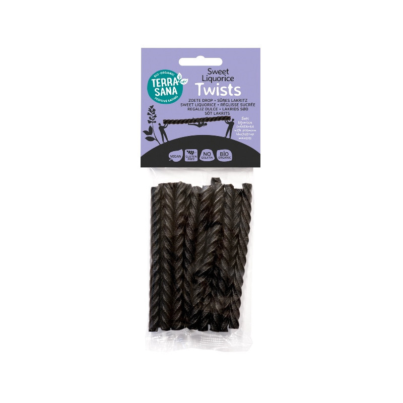 Bonbon réglisse sucré twist 100g