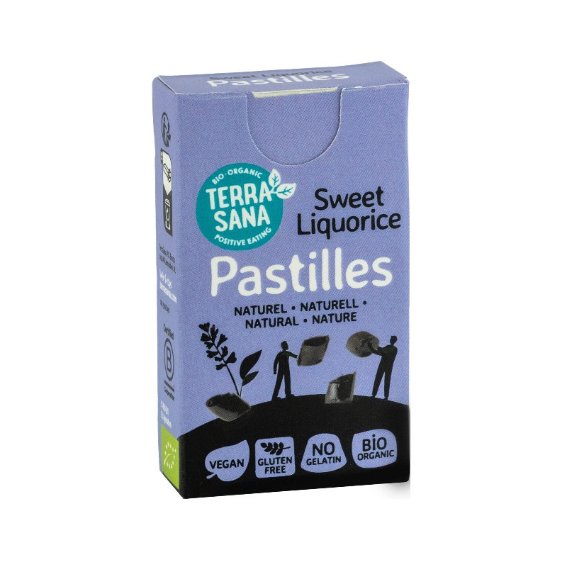 Bonbon pastille réglisse nature 25g