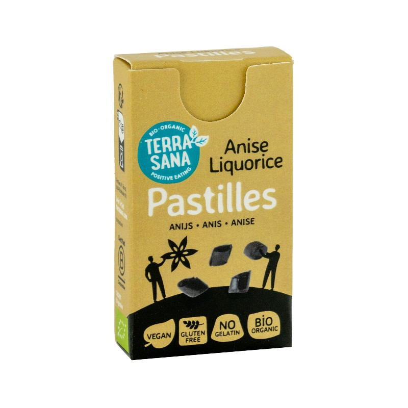 Bonbon pastille réglisse anis 25g