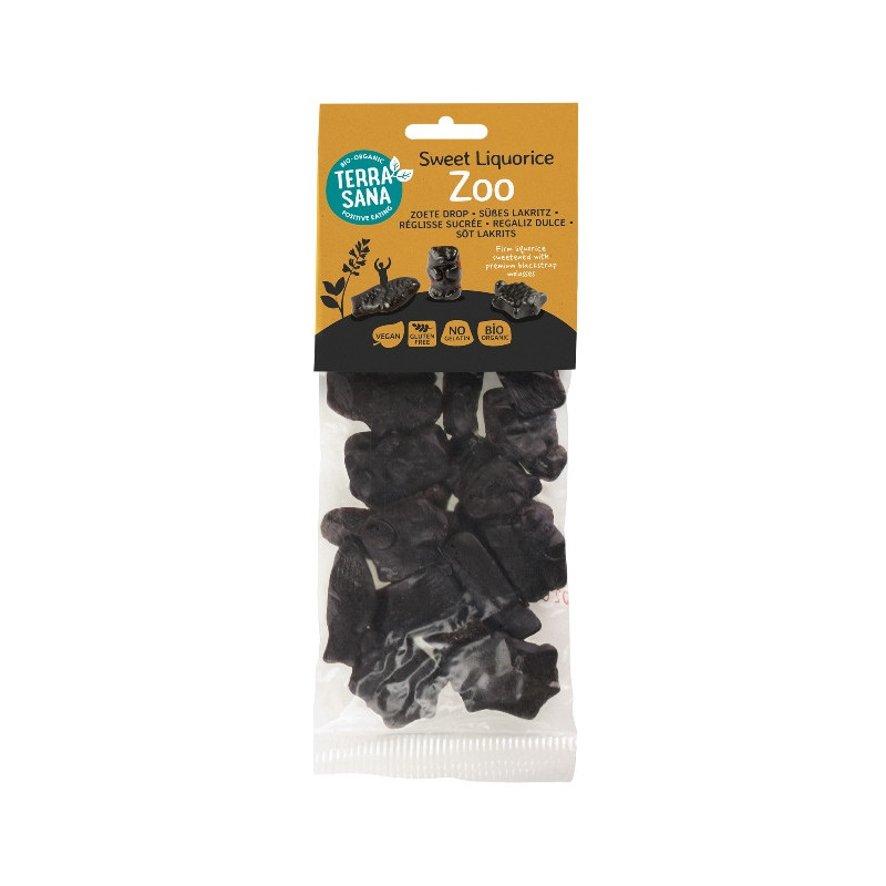 Bonbon réglisse sucré zoo 100g