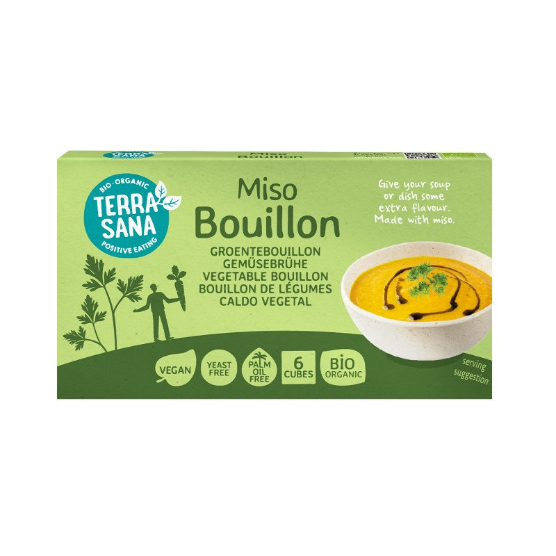 Bouillon cubes de légumes au miso 64g