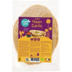 Naan indien à lail 240g