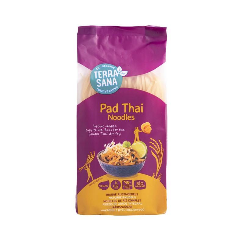 Nouilles pad thaï 100% de riz complet 250g