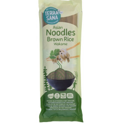 Noodles de riz brun au...