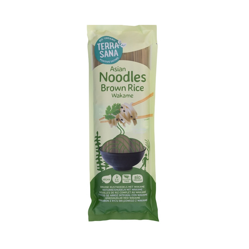 Noodles de riz brun au wakame 250g