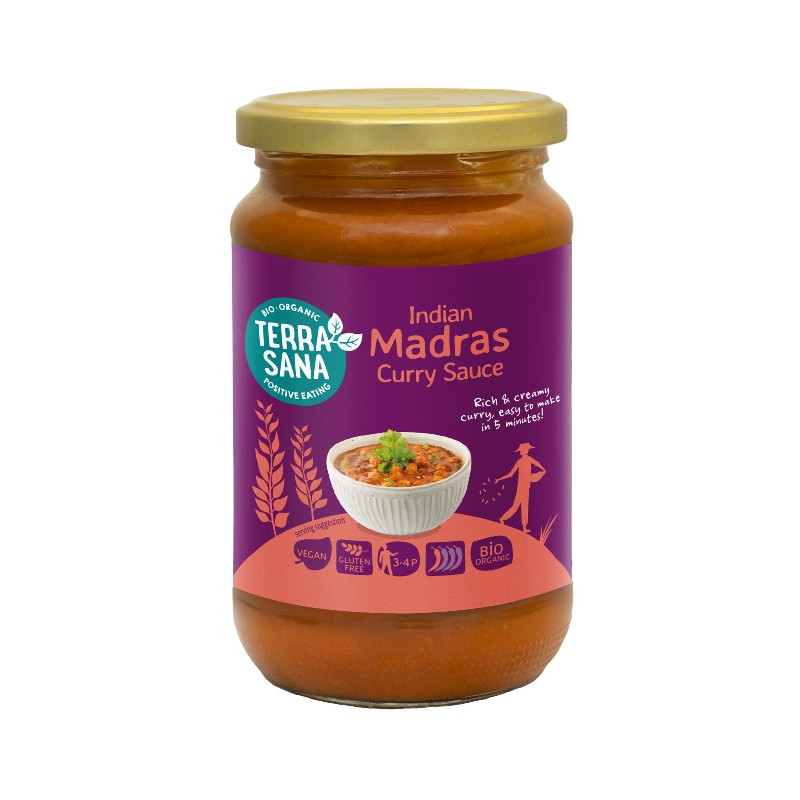 Sauce indienne curry madras 350g