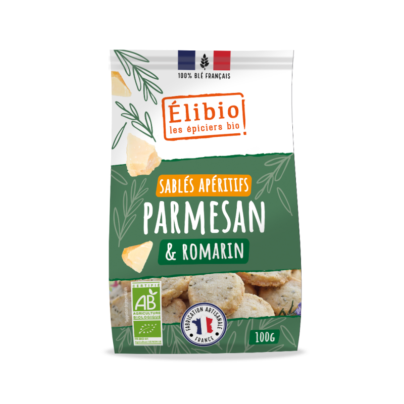 Sablés parmesan romarin 100g