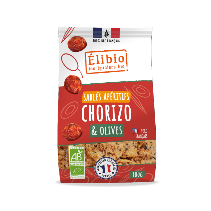 Sablés chorizo olive 100g